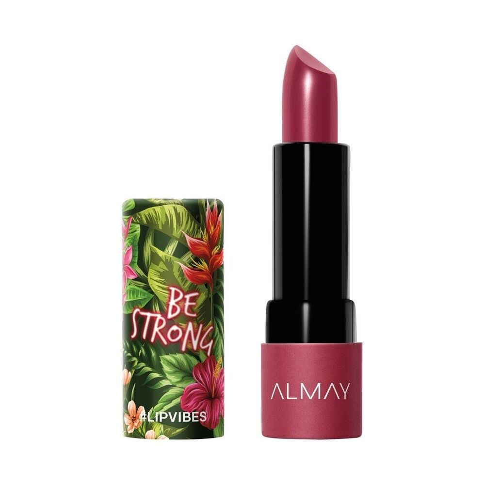 Almay Lip Vibes Cream Lipstick in Be Strong 270 Medium Mauve / Rosy Pink